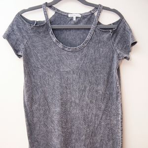 Acid wash tshirt dress